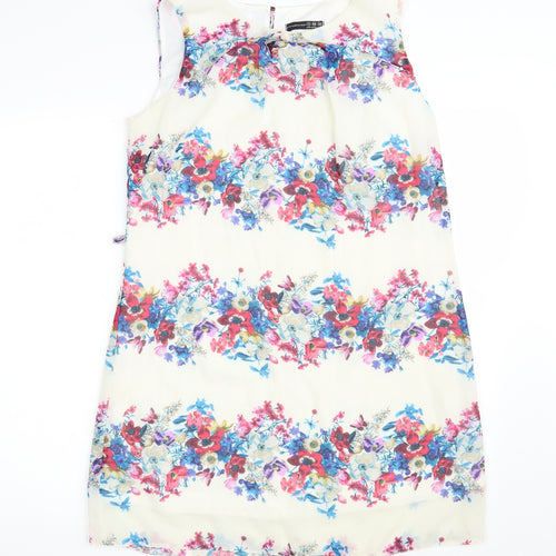 Atmosphere Womens Ivory Floral  A-Line  Size 12