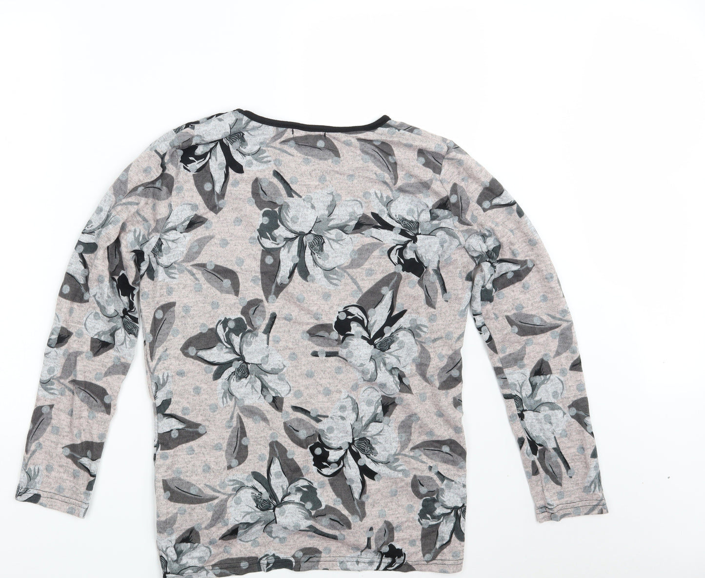 Sugar Crisp Womens Pink Floral  Pullover Sweatshirt Size L  - Lounge Wear