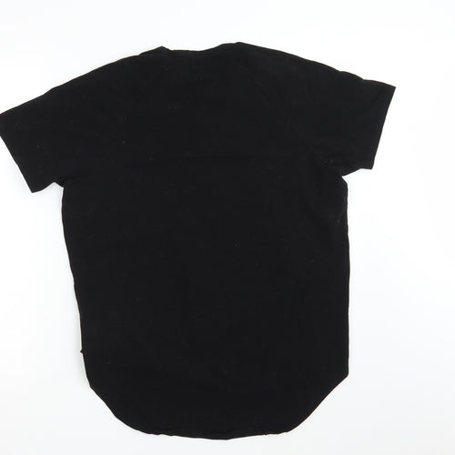 Primark Mens Black    T-Shirt Size L