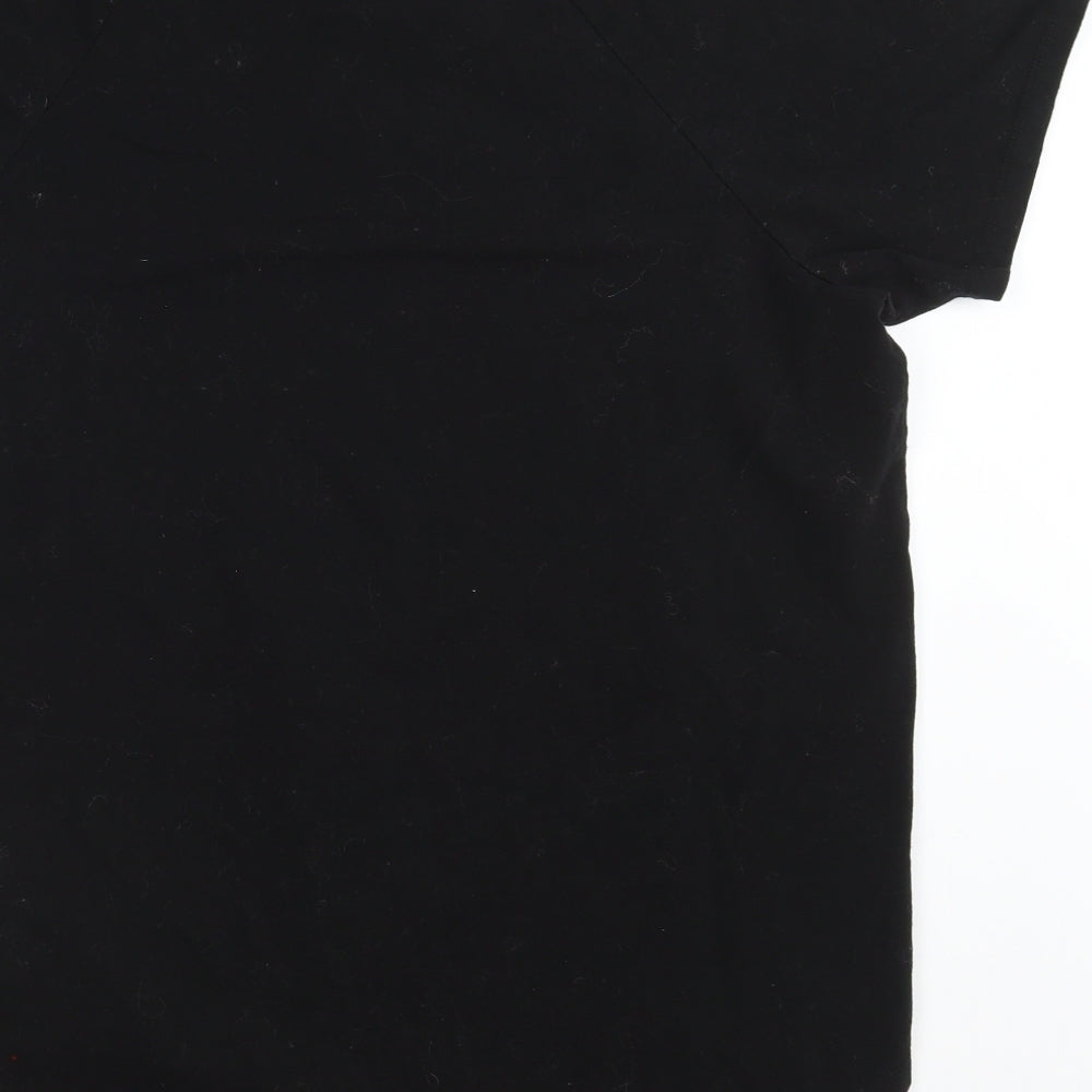 Primark Mens Black    T-Shirt Size L