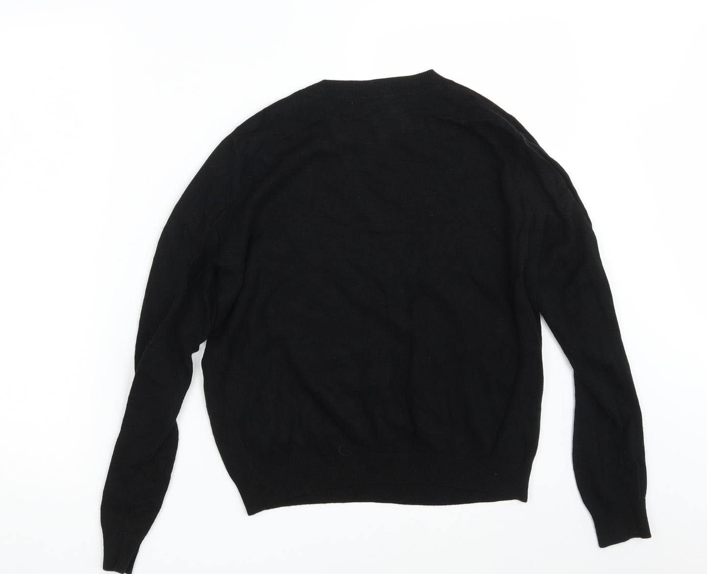 ASOS Womens Black  Knit Pullover Jumper Size 8
