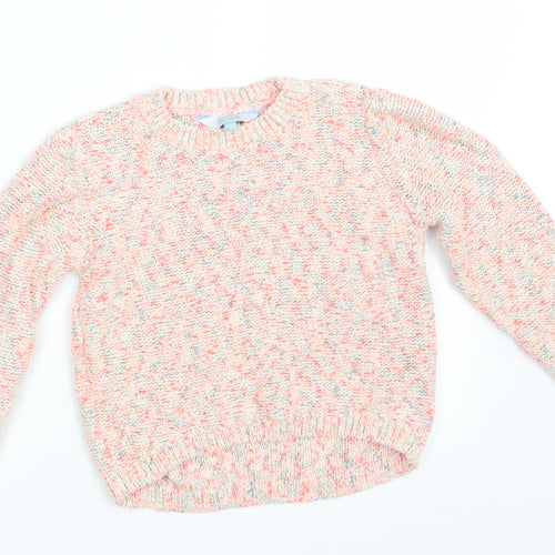 Tilly Womens Orange  Knit Pullover Jumper Size 12