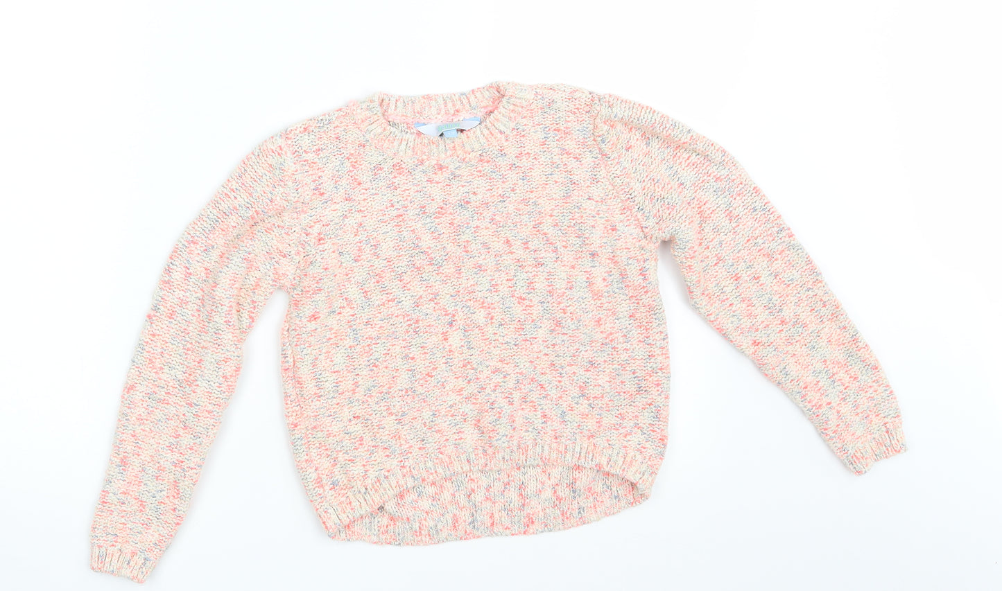 Tilly Womens Orange  Knit Pullover Jumper Size 12