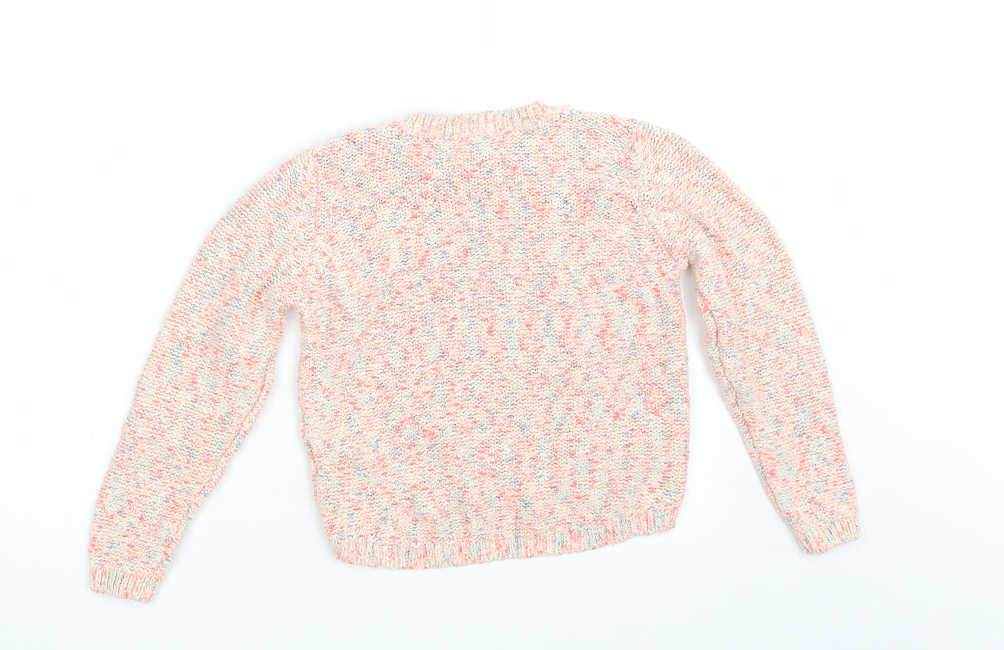 Tilly Womens Orange  Knit Pullover Jumper Size 12