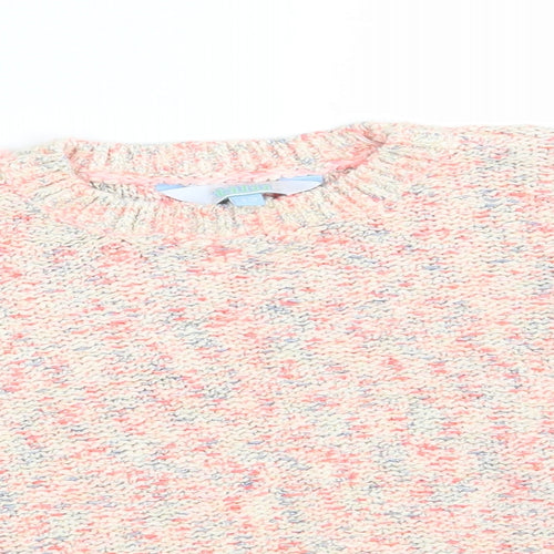 Tilly Womens Orange  Knit Pullover Jumper Size 12