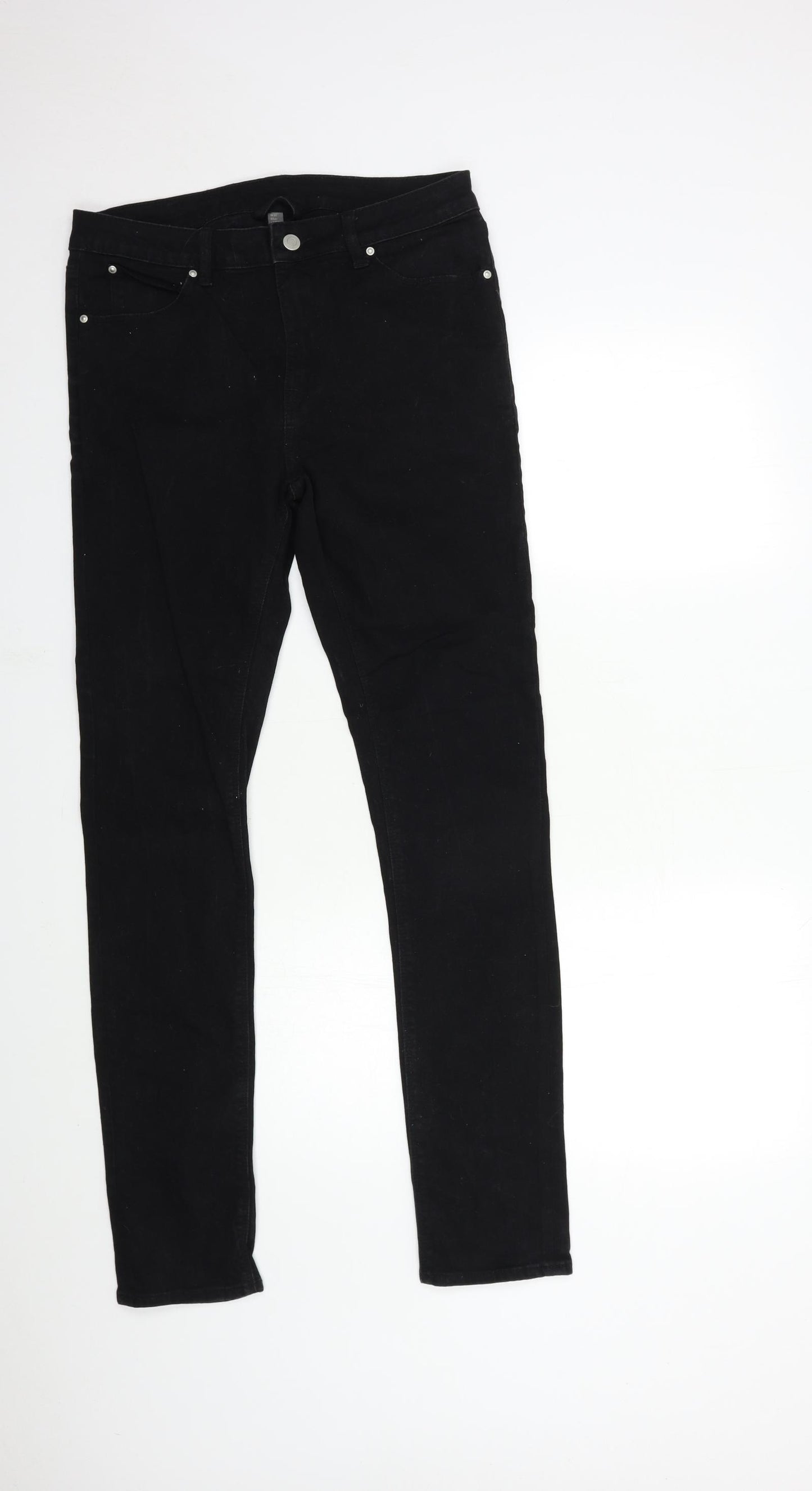 ASOS Mens Black  Denim Skinny Jeans Size 32 in L34 in