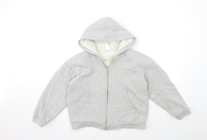 Anko Boys Grey Full Zip Hoodie Size 12 Years