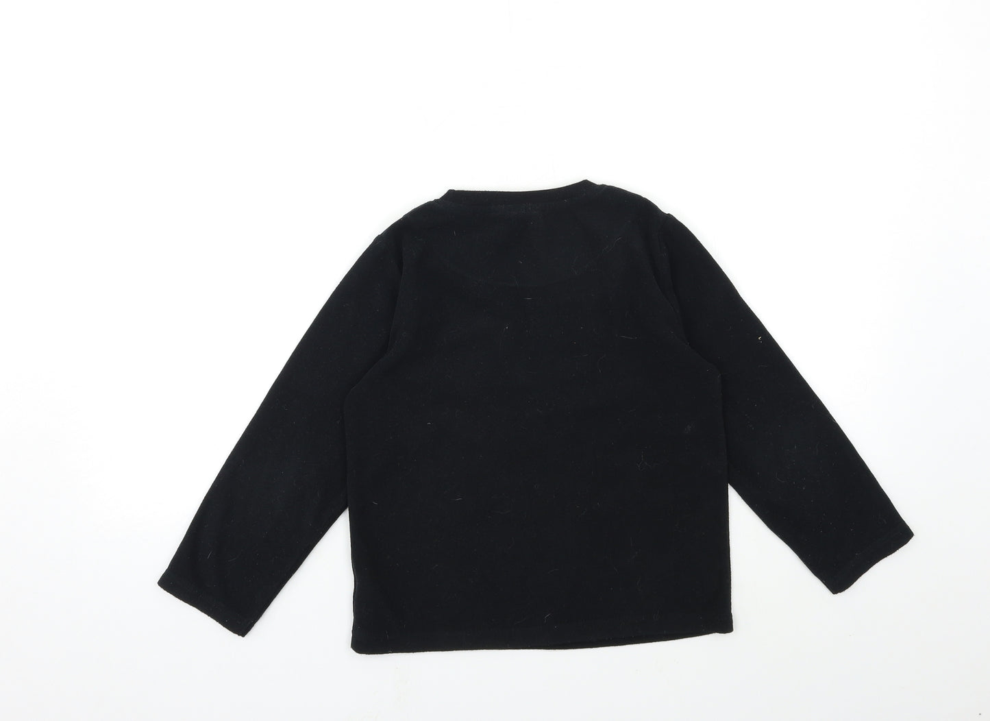 Batman Boys Black  Fleece  Pyjama Top Size 7-8 Years