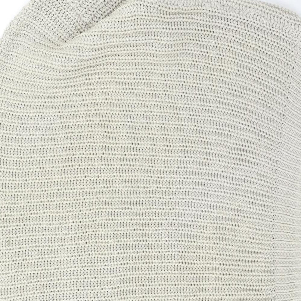H&M Womens Grey  Knit Pullover Jumper Size S