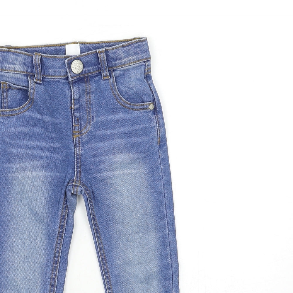 Blue Zoo Boys Blue  Denim Skinny Jeans Size 2-3 Years
