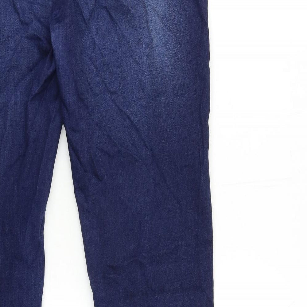 RJR.John Rocha Womens Blue  Denim Flared Jeans Size 14 L31 in