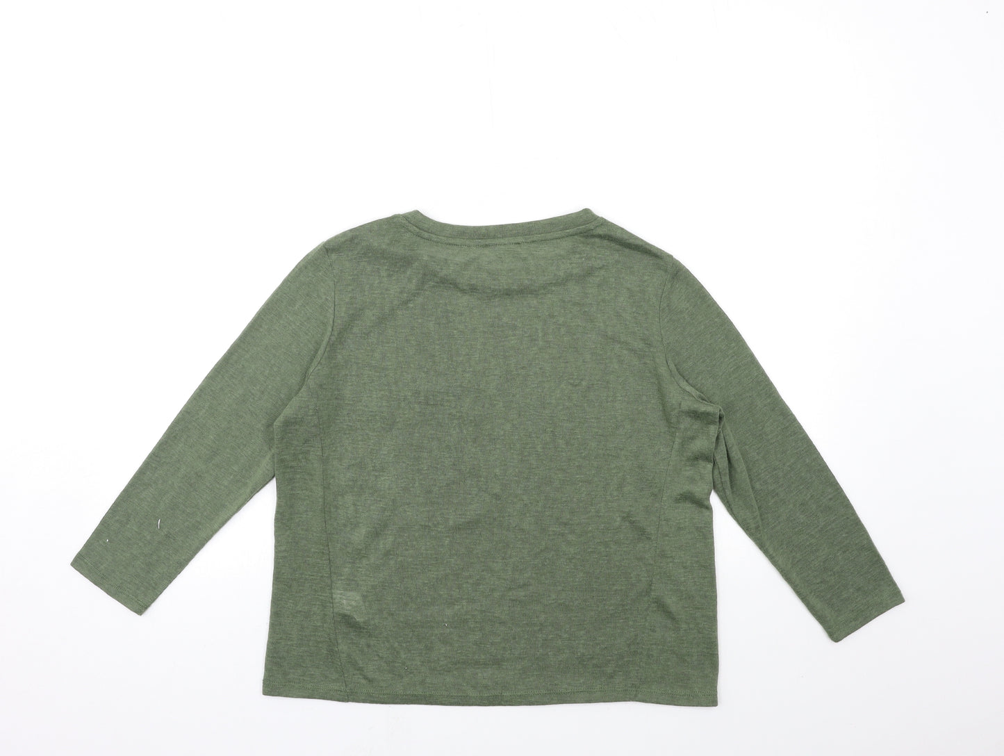 River Island Girls Green   Basic T-Shirt Size 8 Years