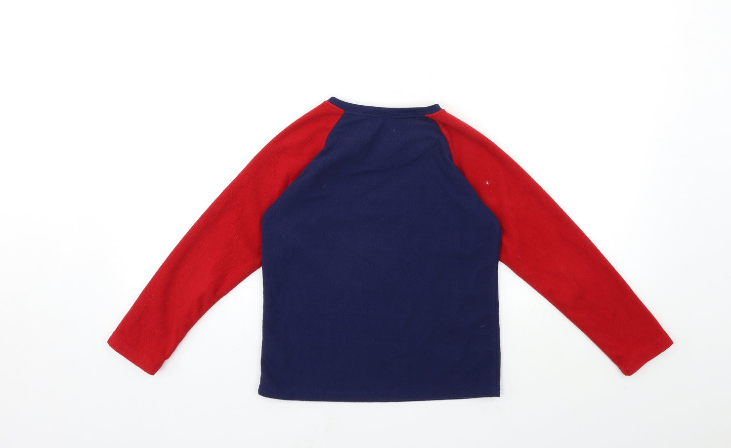 Primark Boys Blue  Fleece  Pyjama Top Size 7-8 Years  - Spider Man