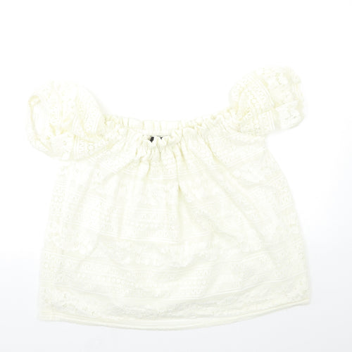 New Look Womens White   Basic Blouse Size 12