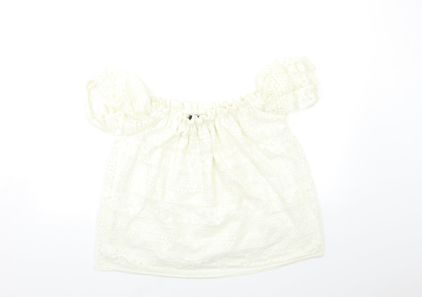 New Look Womens White   Basic Blouse Size 12