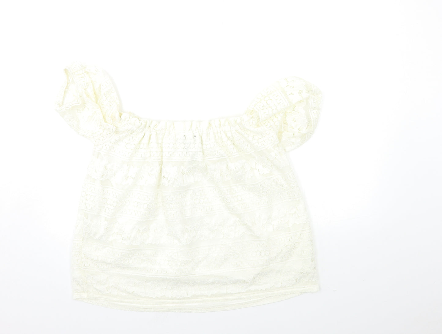 New Look Womens White   Basic Blouse Size 12