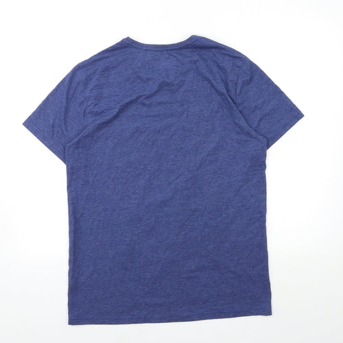 Matalan Mens Blue    T-Shirt Size M  - CHRISTMAS