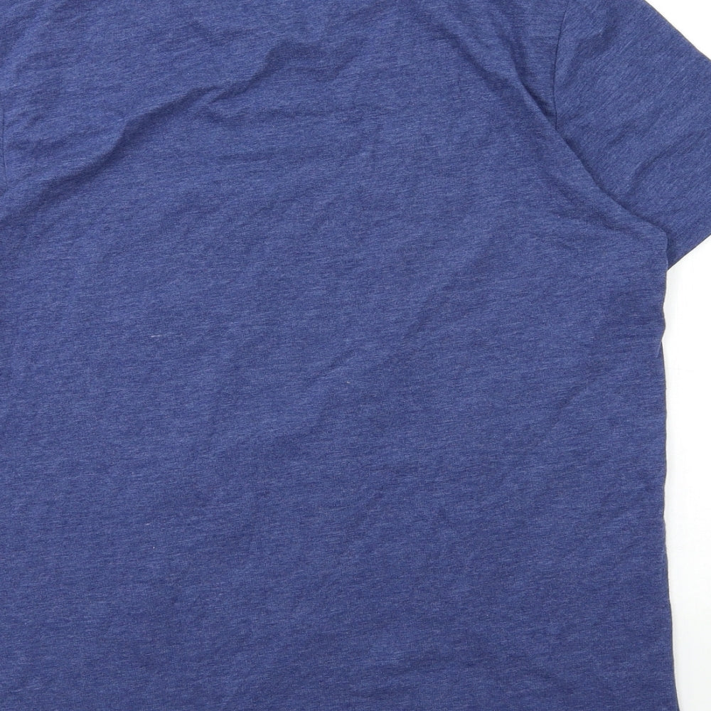 Matalan Mens Blue    T-Shirt Size M  - CHRISTMAS