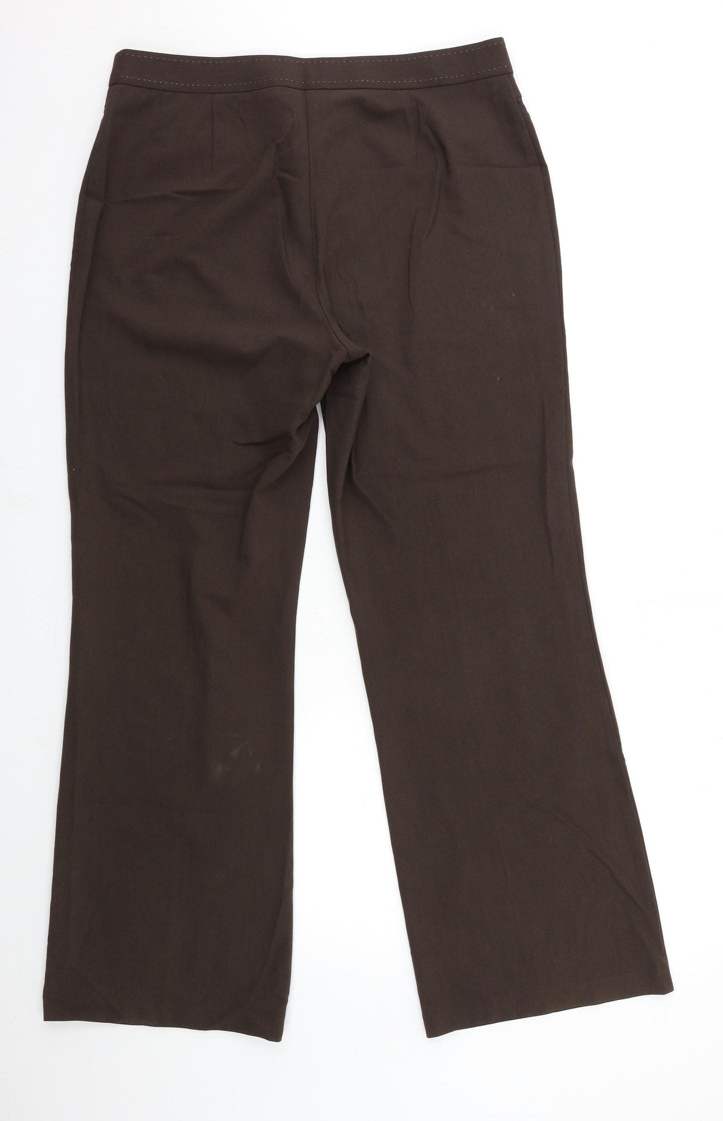 Marks and Spencer Womens Brown   Trousers  Size 16 L31 in