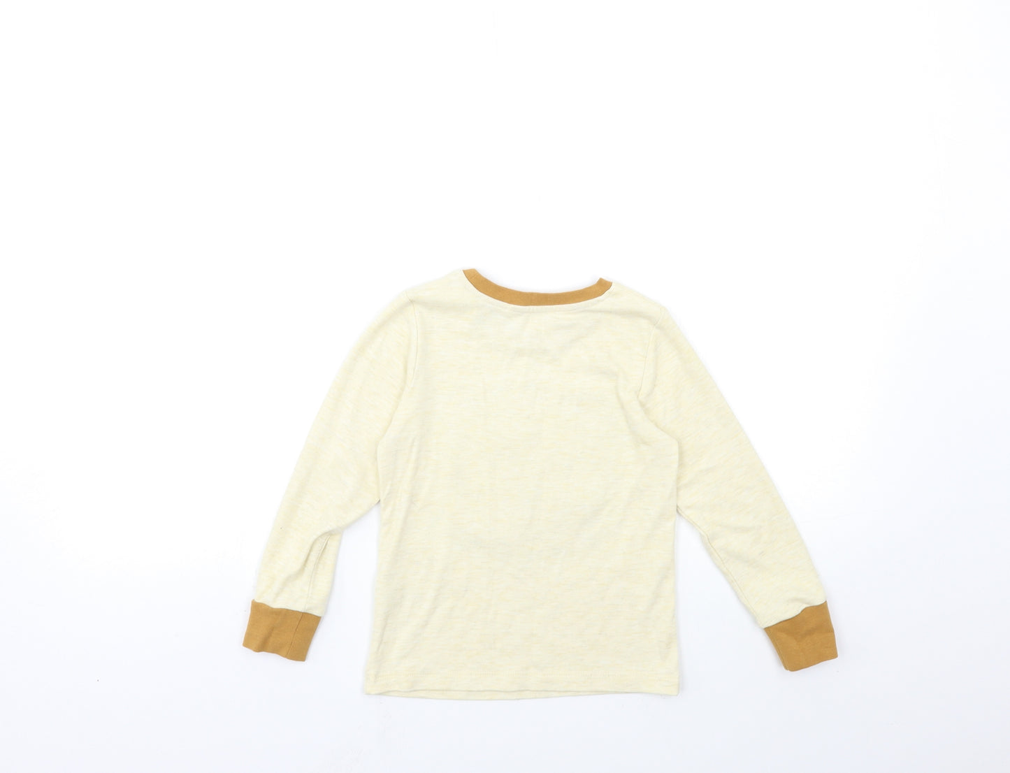 George Boys Beige   Basic T-Shirt Size 4-5 Years