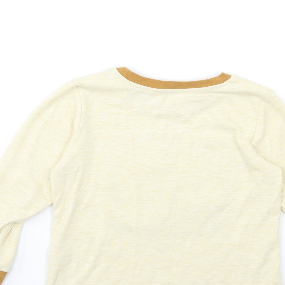 George Boys Beige   Basic T-Shirt Size 4-5 Years