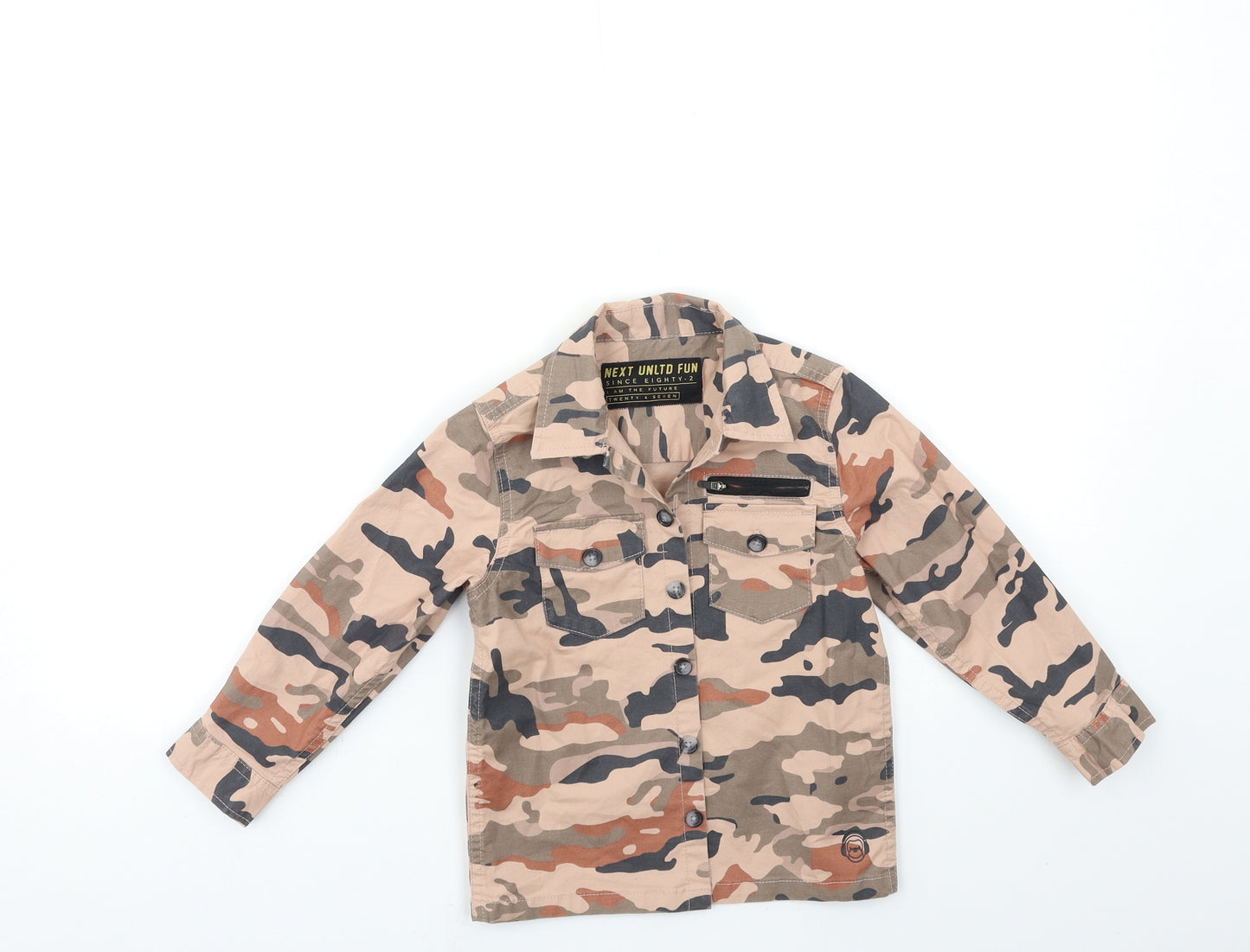 NEXT Boys Pink Camouflage  Jacket  Size 3-4 Years
