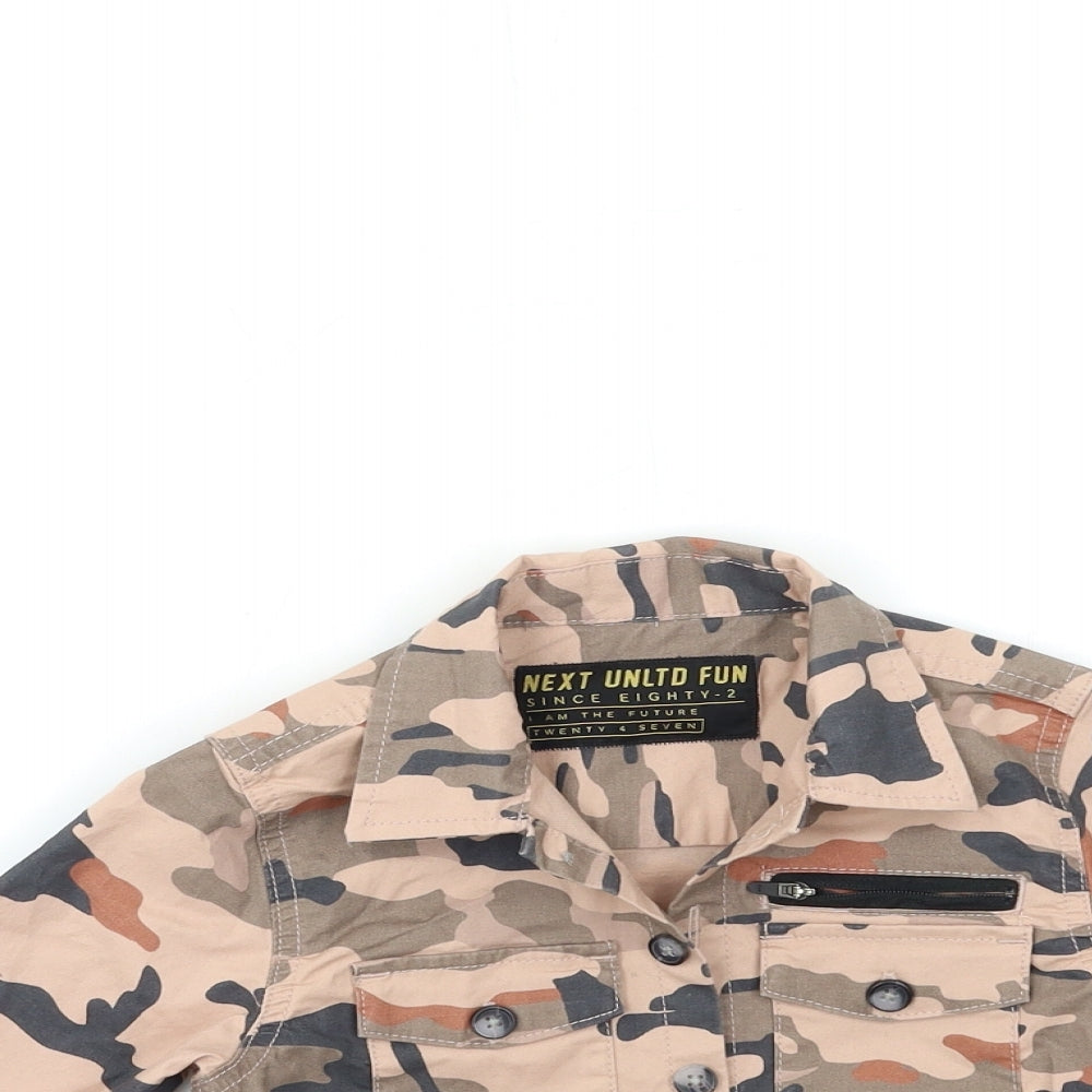 NEXT Boys Pink Camouflage  Jacket  Size 3-4 Years