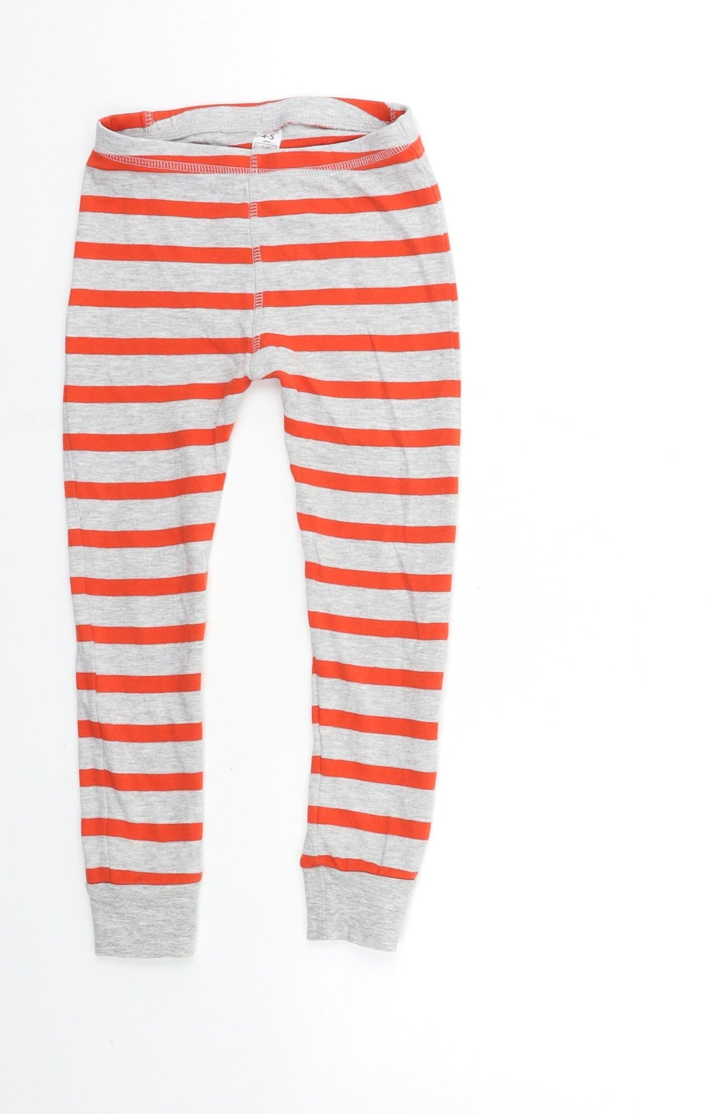George Boys Grey Striped   Pyjama Pants Size 4-5 Years