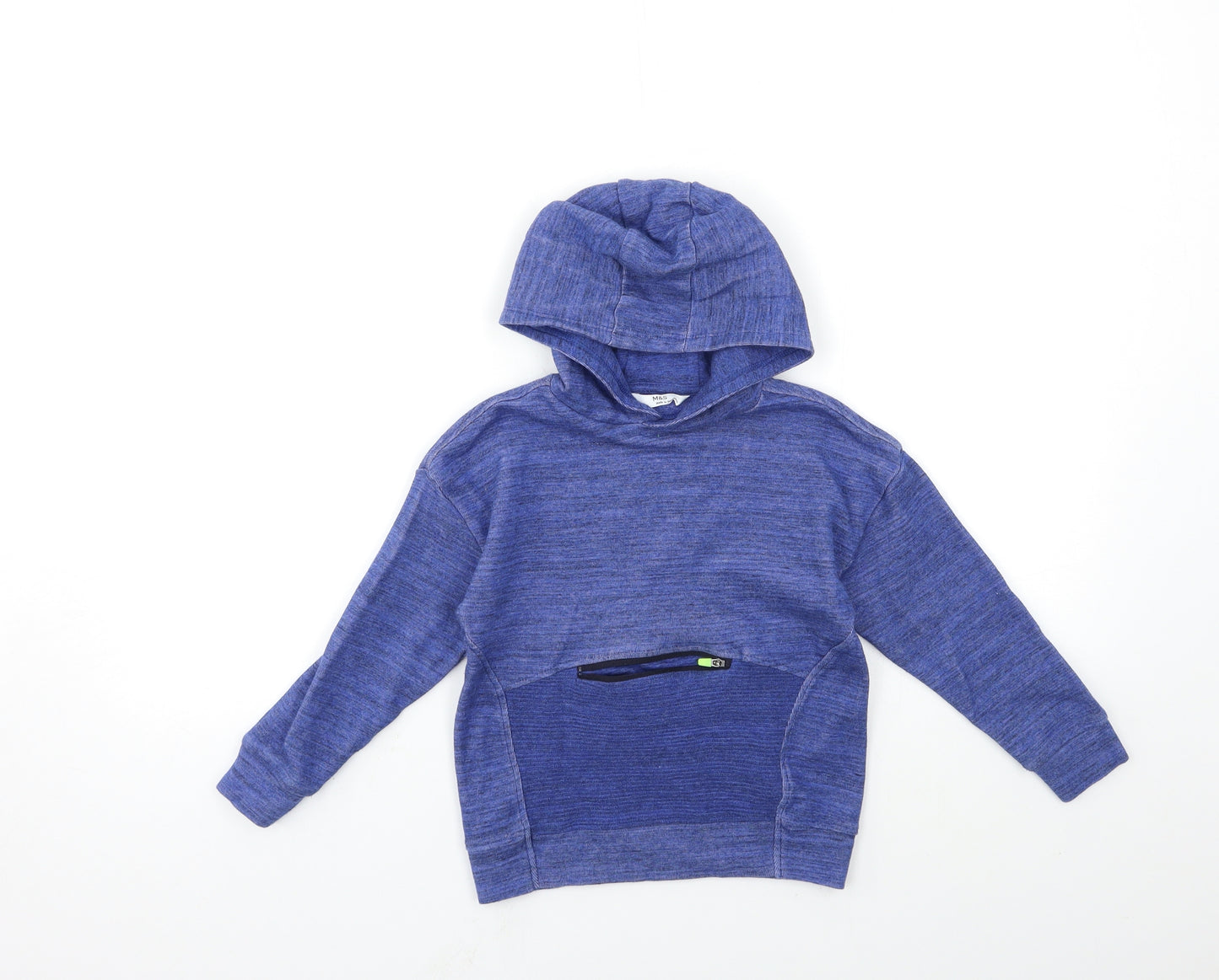 Marks and Spencer Boys Blue   Pullover Hoodie Size 4-5 Years