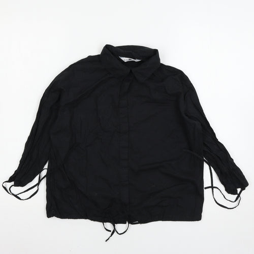 New Look Womens Black   Basic Button-Up Size 12