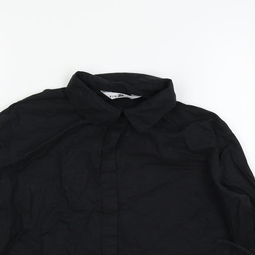 New Look Womens Black   Basic Button-Up Size 12