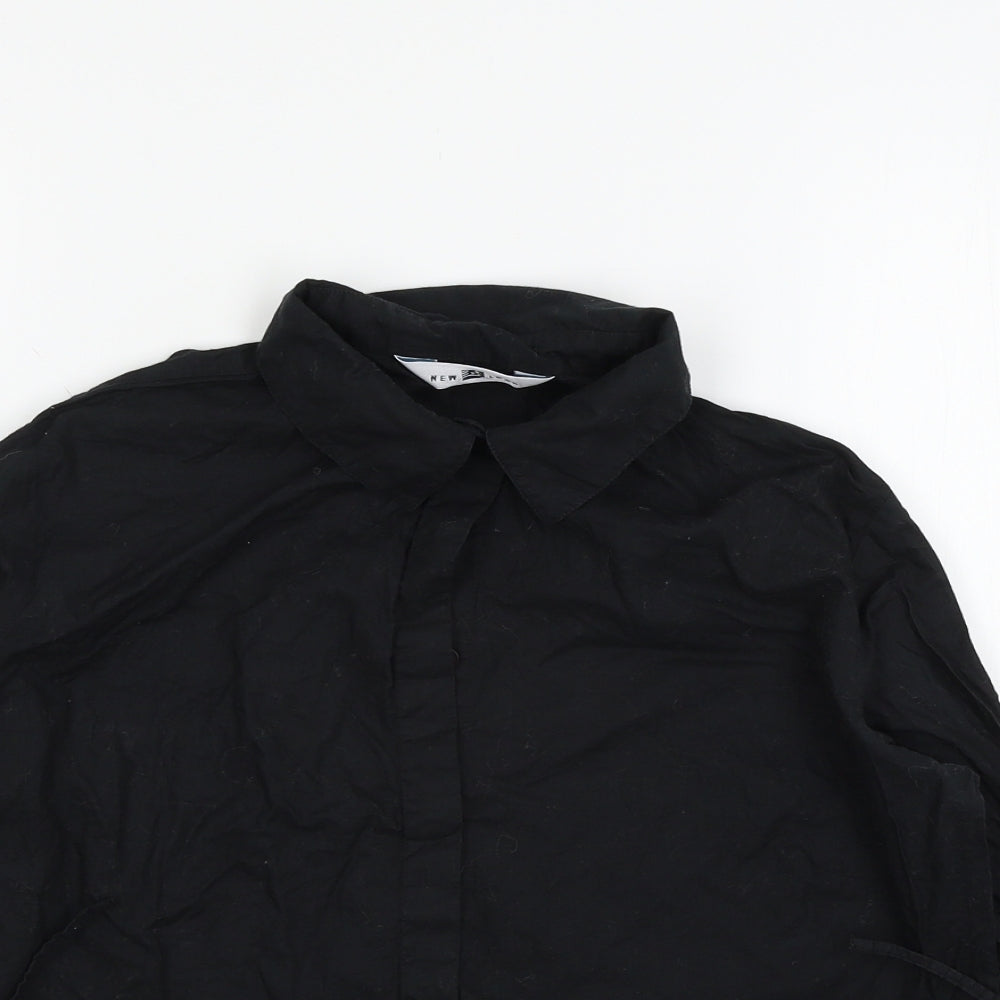 New Look Womens Black   Basic Button-Up Size 12