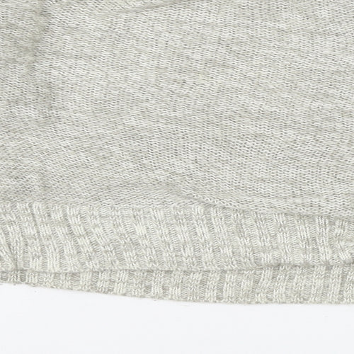 New Look Womens Grey  Knit Pullover Jumper Size M