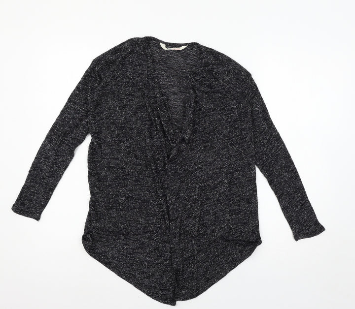 H&M Girls Grey Knit Cardigan Jumper Size 11-12 Years