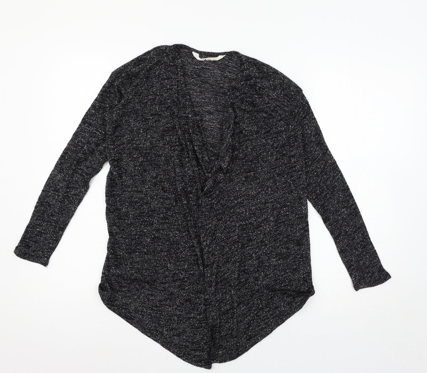 H&M Girls Grey  Knit Cardigan Jumper Size 11-12 Years