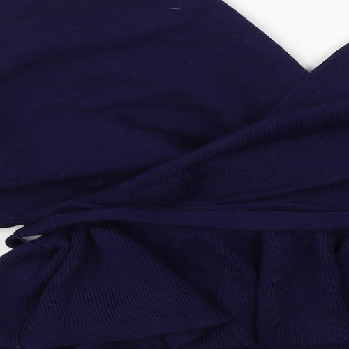 Blue Vanilla Womens Blue  Knit Pullover Jumper Size M