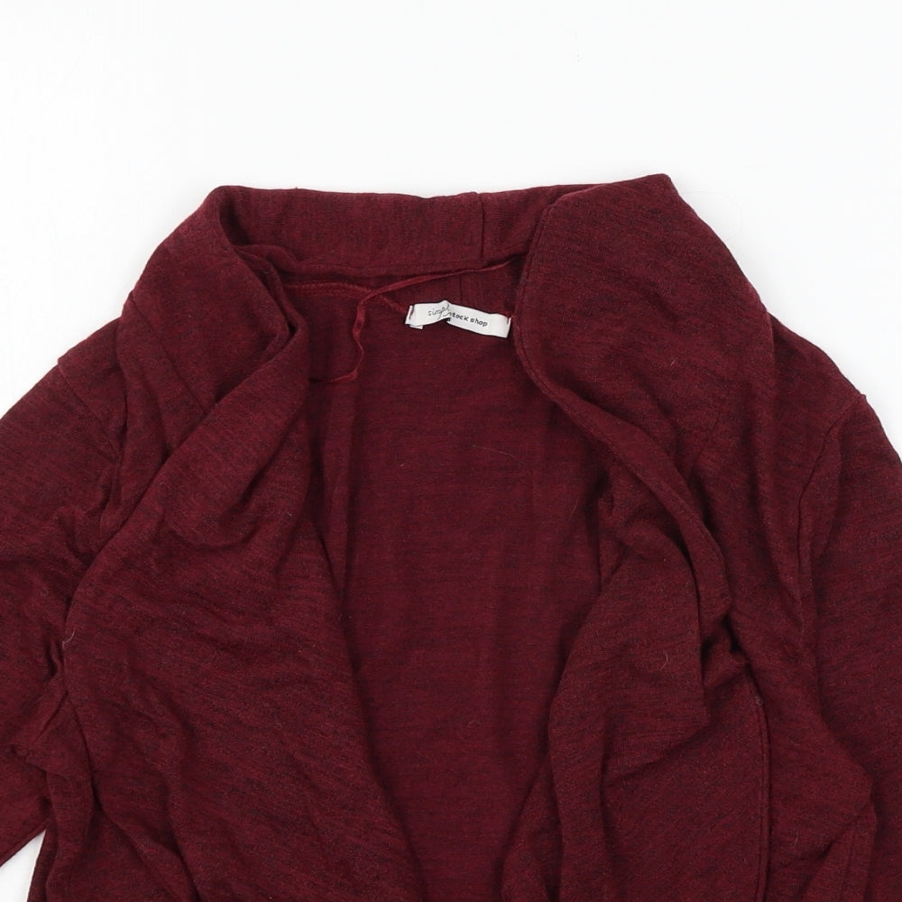 Simply Stock Shop Womens Purple  Knit Cardigan Jumper Size S