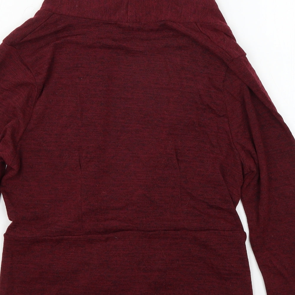 Simply Stock Shop Womens Purple  Knit Cardigan Jumper Size S