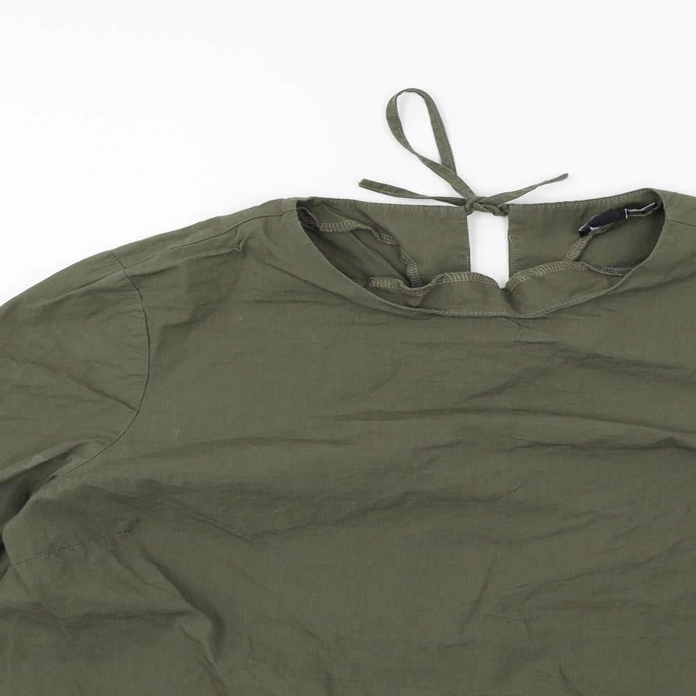 New Look Womens Green   Basic Blouse Size 14