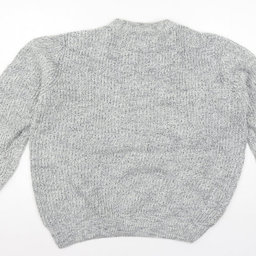 George Womens Grey  Knit Pullover Jumper Size L