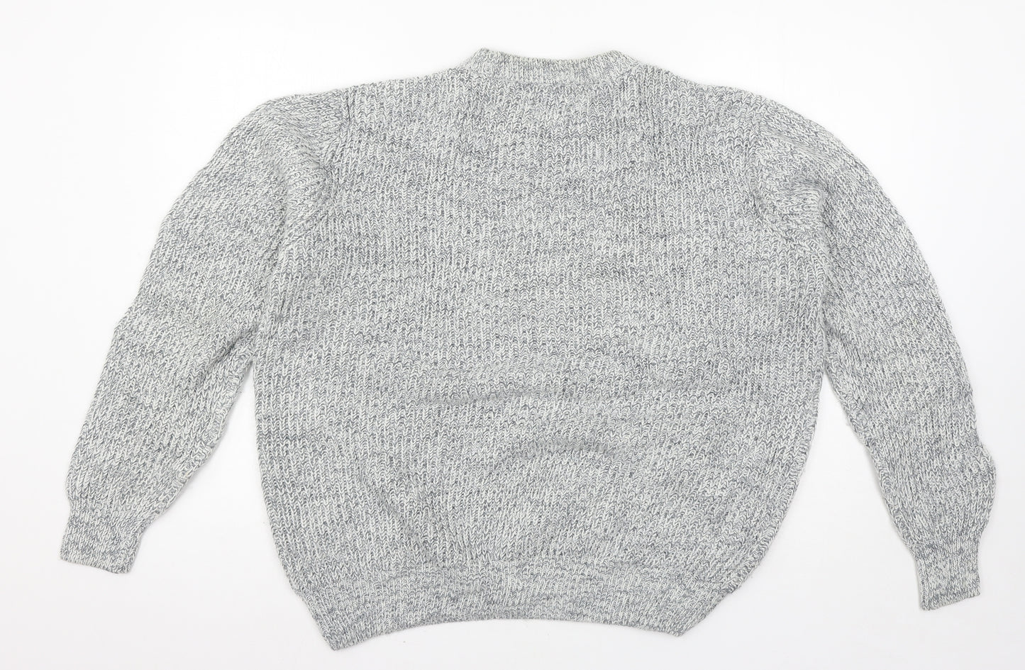 George Womens Grey  Knit Pullover Jumper Size L
