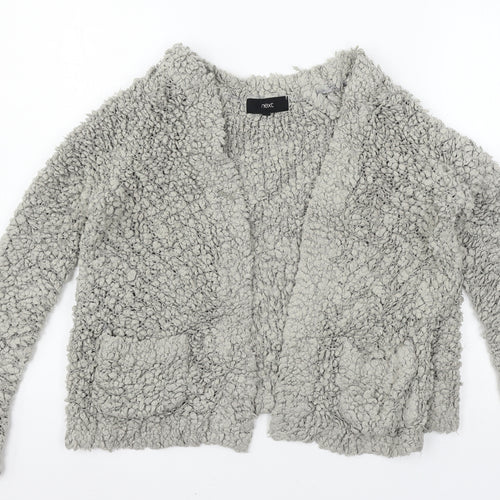 NEXT Womens Grey  Knit Cardigan Jumper Size S