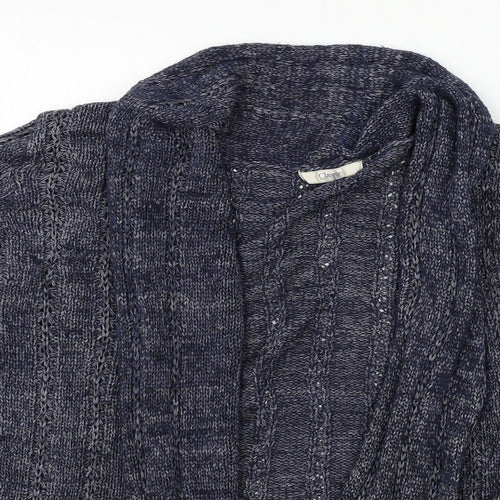 Marks and Spencer Womens Blue  Knit Cardigan Jumper Size 14