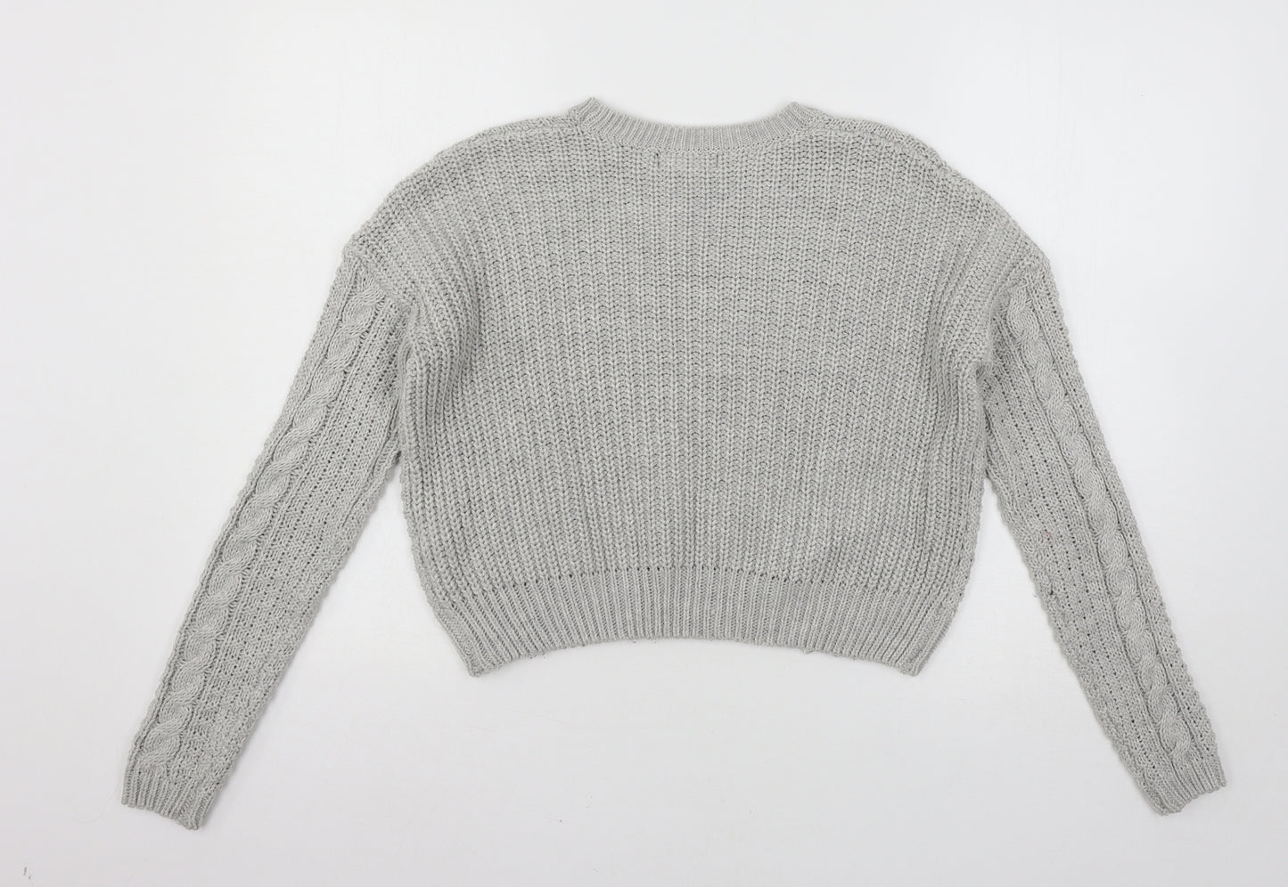 Atmosphere Womens Grey  Knit Pullover Jumper Size 6