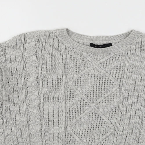 Atmosphere Womens Grey  Knit Pullover Jumper Size 6