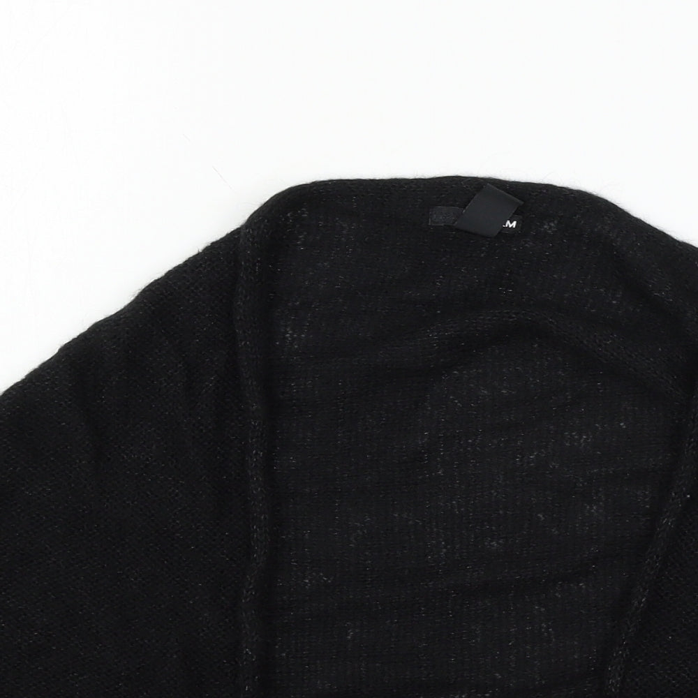 H&M Womens Black  Knit Shrug Jumper Size L