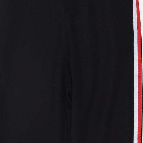 New Look Womens Black Striped  Trousers  Size 6 L26 in