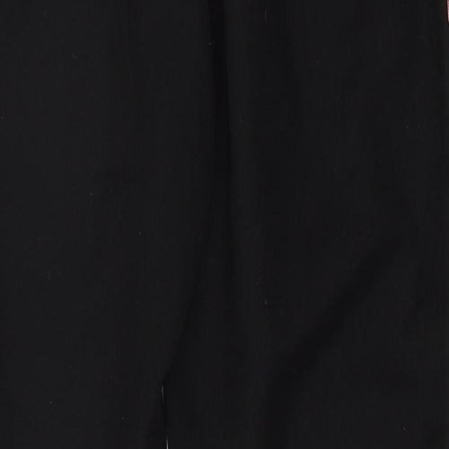 New Look Womens Black Striped  Trousers  Size 6 L26 in