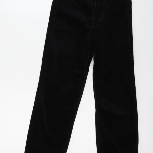 Divided Womens Black  Corduroy Trousers  Size 6 L26 in