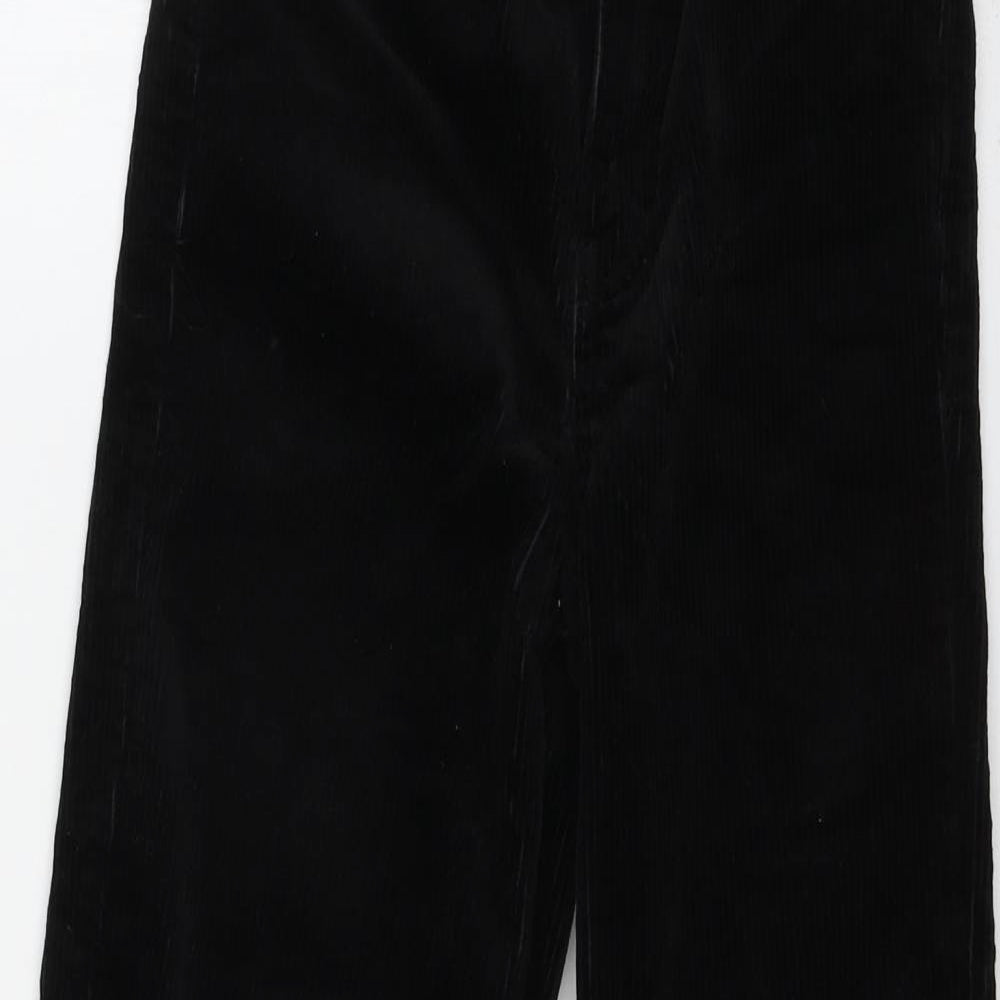 Divided Womens Black  Corduroy Trousers  Size 6 L26 in